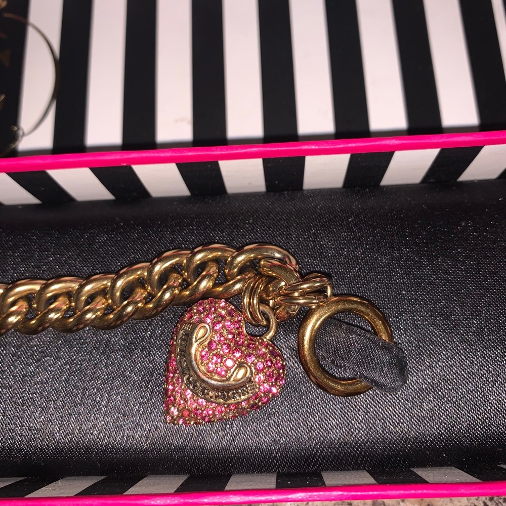 ♡ Authentic Juicy Couture pink heart Brace…